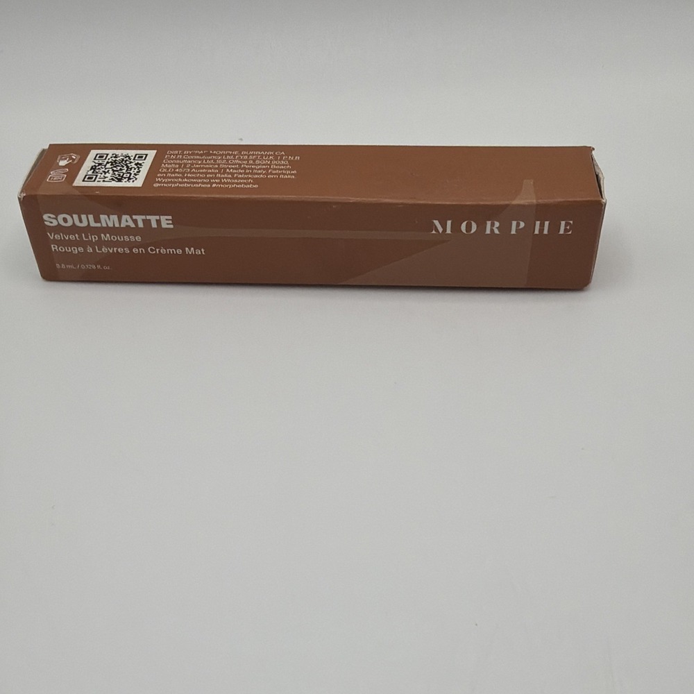 Morphe Soulmatte Velvet Lip Mousse My Boo 3.8mL New  Slightly‎ Damaged Box